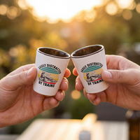 Load image into Gallery viewer, Train_Shot_Glass_-_Easily_Distracted_by__Black_Lifestyle_01_Cheers_Mockup.png_15448929