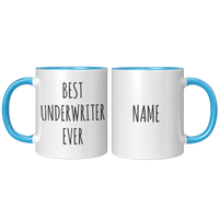 Load image into Gallery viewer, Underwriter_Mug_Personalized_Underwrite_FrontBack_Blue_Mockup.png
