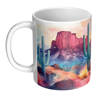 Load image into Gallery viewer, Watercolor_Desert_Mug_LH_Main_Mockup.png
