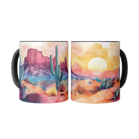 Load image into Gallery viewer, Watercolor_Desert_Mug_Mug_2_Mugs_Center_Mockup.png
