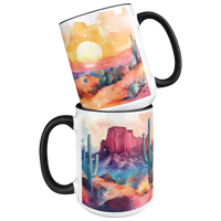 Load image into Gallery viewer, Watercolor_Desert_Mug_Mug_Stacked_Mockup.png
