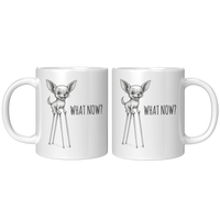 Load image into Gallery viewer, What_Now_Chihuahua_Mug_11oz_White_FrontBack_Mockup.png