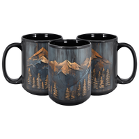 Load image into Gallery viewer, Wood_Panel_Mountains_and_Forest_Coffee_M_3pc_Triangle_View_Mockup.png
