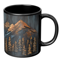 Load image into Gallery viewer, Wood_Panel_Mountains_and_Forest_Coffee_M_RH_Main_Mockup.png
