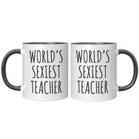 Load image into Gallery viewer, Worlds_Sexiest_Teacher_Mug_FrontBack_Black_Mockup.png
