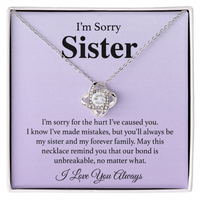 Load image into Gallery viewer, I&#39;m Sorry Sister Necklace
