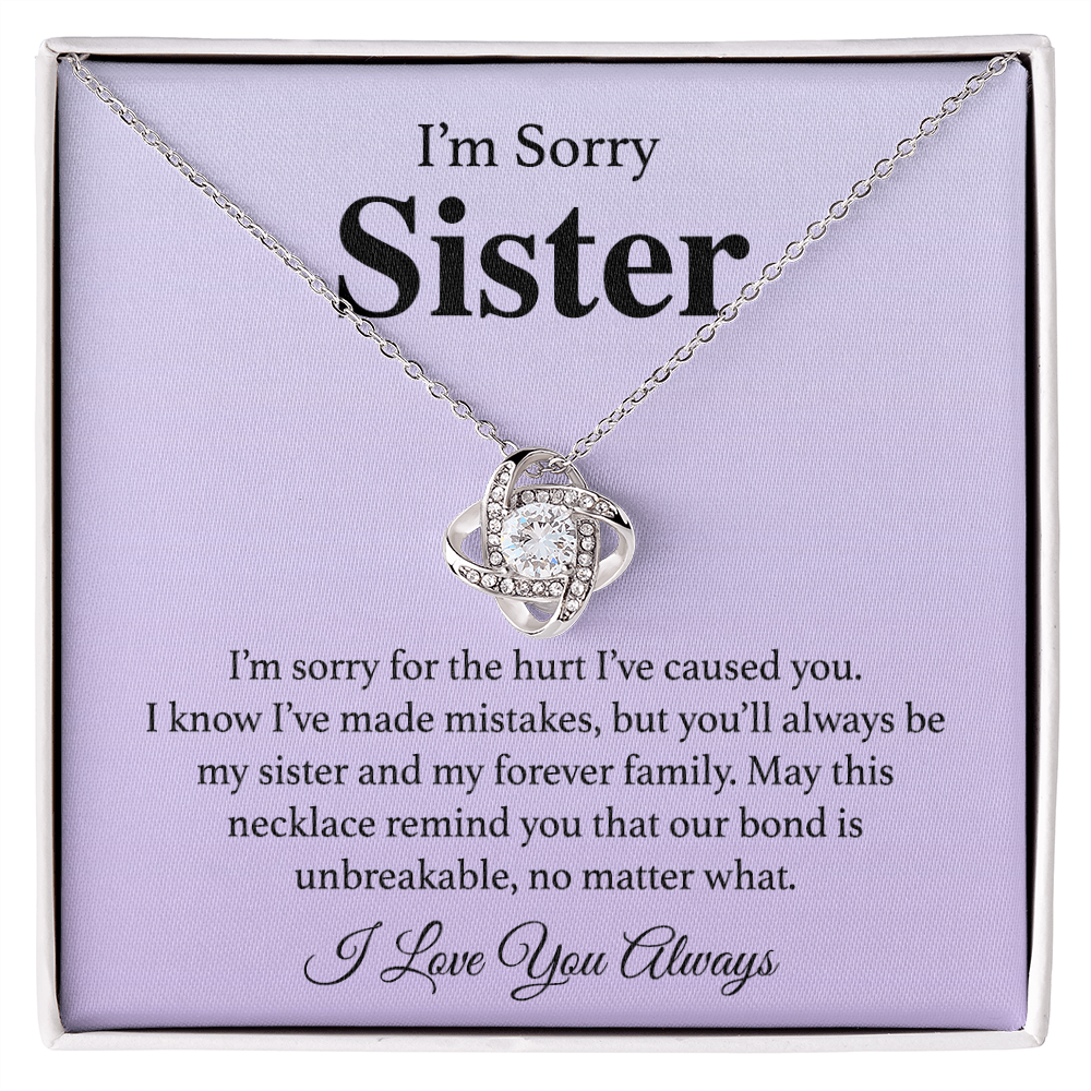 I'm Sorry Sister Necklace